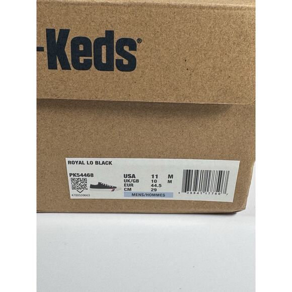 New Pro-Keds Men's Royal Lo Classic Black Canvas PK54468 Size 11 NIB - Picture 2 of 11